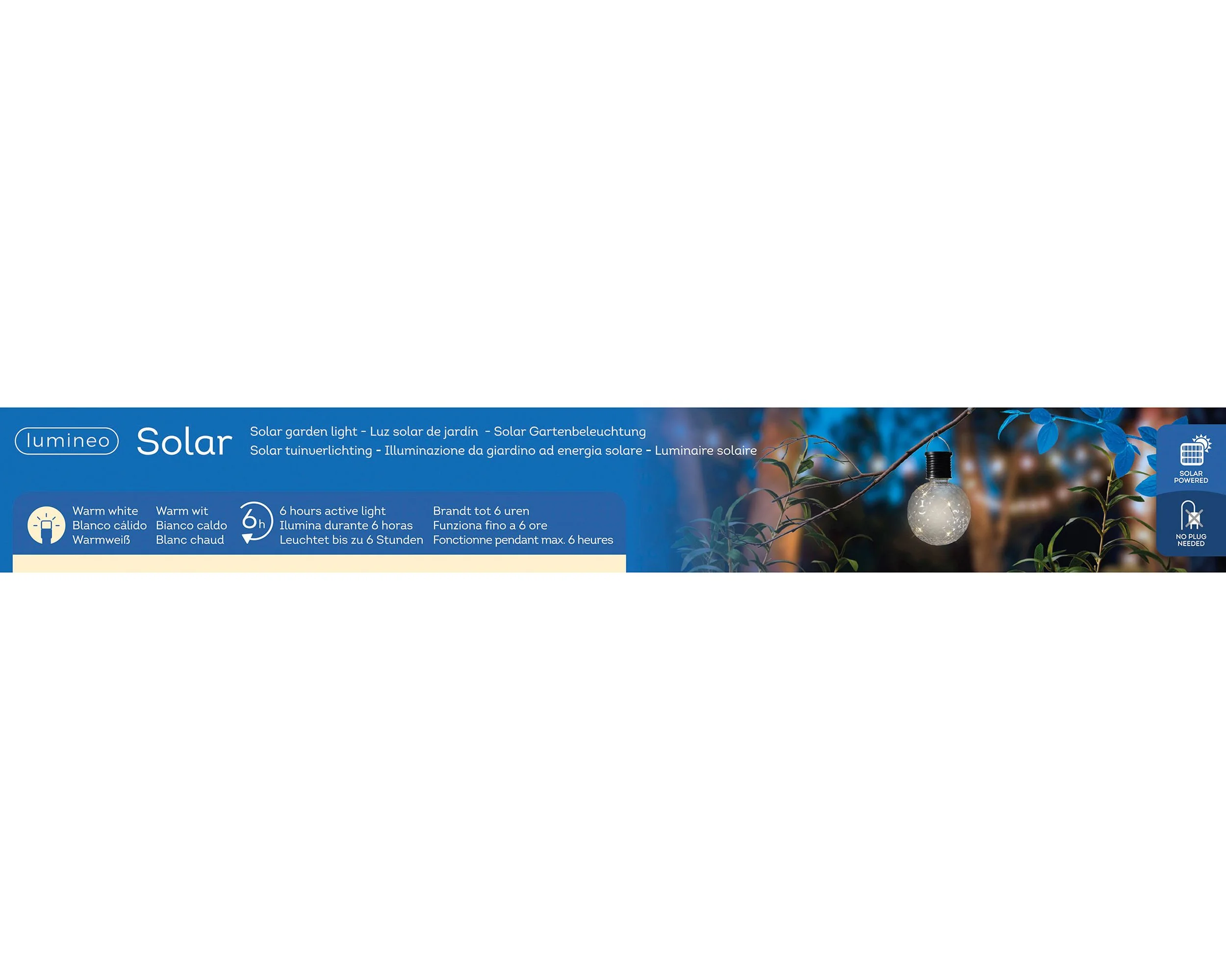 LUMINEO – LED Solarleuchte „Glühbirne“ 8×11 cm